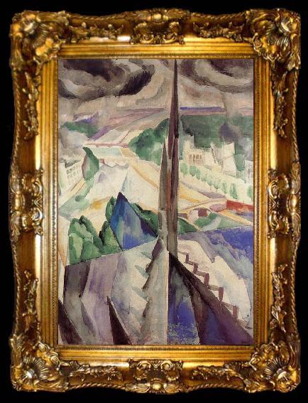 framed  Delaunay, Robert Tower, ta009-2